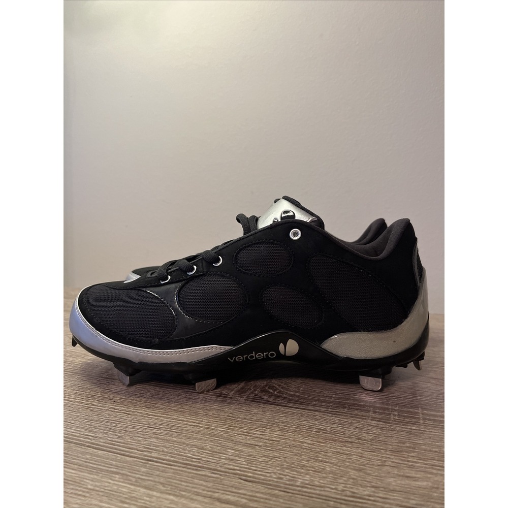 Verdero‎ Metal Sports Black Cleats Men Boys Size 7.5 New No Box! Baseball - Picture 6 of 10